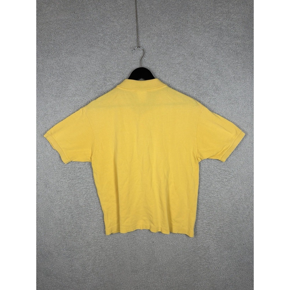 Lacoste Men's Polo Shirt Short Sleeve 100% Cotton Yellow Size 5 (L) - Picture 7 of 7